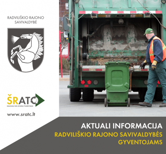 Radviliškio rajono savivaldybėje – naujas komunalinių atliekų vežėjas